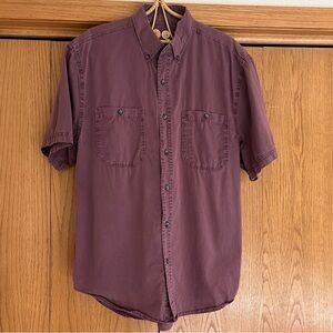 Vtg Territory Ahead short sleeve button down shirt size large